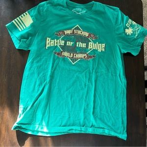 GRUNT STYLE battle of the bulge, body stacking Tee men’s large
